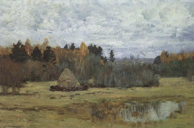 Levitan, Isaak Spatherbst oil painting picture